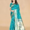 Rama Paithani Silk Saree