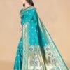 Rama Paithani Silk Saree - Image 2