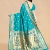 Rama Paithani Silk Saree - Image 3