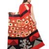 Red Coloured Georgette Digital Printed Casual saree - Image 4