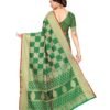Green Coloured Poly Silk Jacquard Partywear saree - Image 11