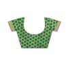 Green Coloured Poly Silk Jacquard Partywear saree - Image 12