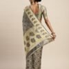 Grey Organza Saree - Image 4
