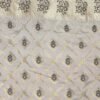 Grey Organza Saree - Image 14