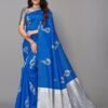 Blue Silk Saree - Image 2