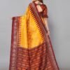 Yellow Silk Saree - Image 4