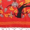 Beige Printed Silk Saree - Image 6
