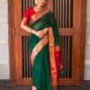Green Jacquard Silk Saree