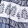 Ready To Wear Dark Blue Printed Cotton Saree - Image 10