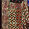 Black Jacquard Silk Saree - Image 8