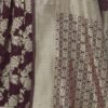 Brown Jacquard Silk Saree - Image 6