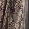 Brown Jacquard Silk Saree - Image 5