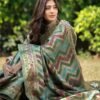 Green Jacquard Organza Saree - Image 5