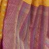 Pink Jacquard Organza Saree - Image 8
