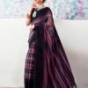 Black Georgette Printed Sarees - Image 5