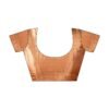 Light Orange Organza Woven Saree - Image 10