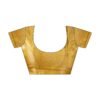 Yellow Organza Woven Saree - Image 8