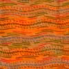 Orange Chiffon Printed Saree - Image 5
