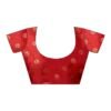 Red Silk Printed Saree - Image 8