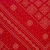 Red Georgette Embroidery Saree - Image 5