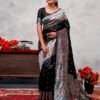 Silver Silk Woven Saree