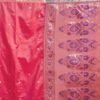 Pink Silk Plain Saree - Image 7
