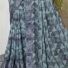 Grey Georgette Printed Saree - Image 3