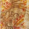 Beige Printed Cotton Geometric Saree - Image 6