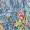 Grey Printed Cotton Geometric Saree - Image 5