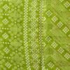 Green Printed Cotton Bandhani Saree - Image 7