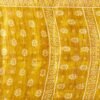 Yellow Printed Cotton Saree - Image 6