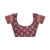 Maroon Silk Printed Saree - Image 6