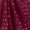 Pink Banarasi Georgette Woven Saree - Image 6