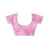 Pink Embroidery Organza Saree - Image 9