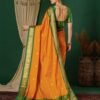 Yellow Kanjivaram Silk Woven Saree - Image 3