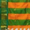 Yellow Kanjivaram Silk Woven Saree - Image 6