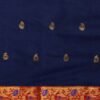 Blue Kanjivaram Silk Woven Saree - Image 6