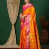 Blue Kanjivaram Silk Woven Saree - Image 4