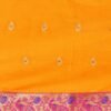 Blue Kanjivaram Silk Woven Saree - Image 6
