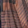 Steel Grey Georgette Printed Saree - Image 8