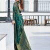 Rama Green Georgette Printed Saree - Image 3