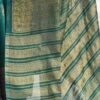 Rama Green Georgette Printed Saree - Image 8