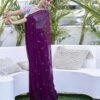 Dark Purple Georgette Sequence Embroidery Saree - Image 3