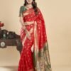 Red Silk Woven Paithani Saree