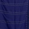 Dark Blue Georgette Plain Printed Saree - Image 8