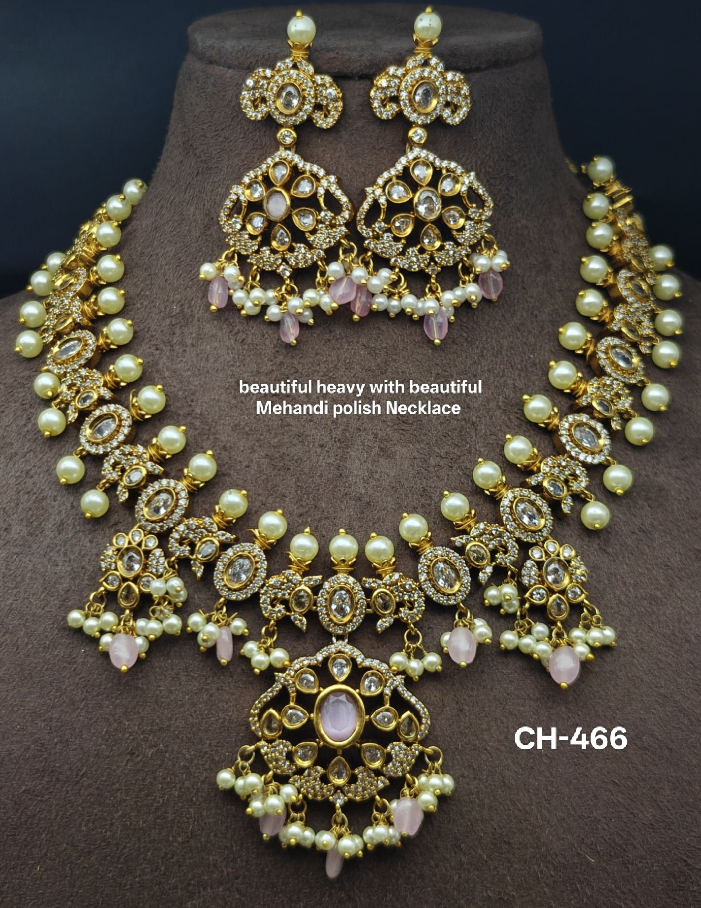 heavy Necklace stone Beads