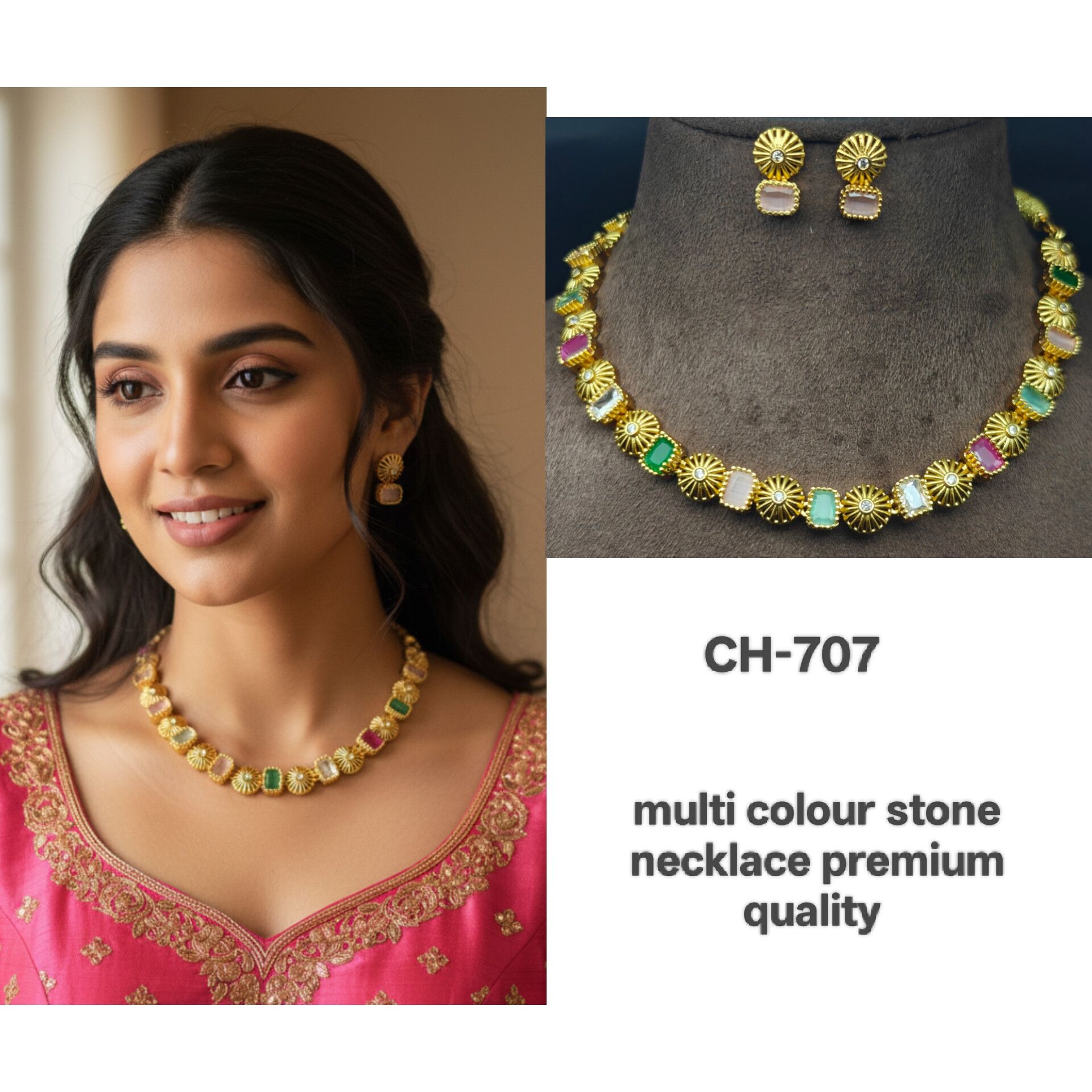 multi colour Necklace