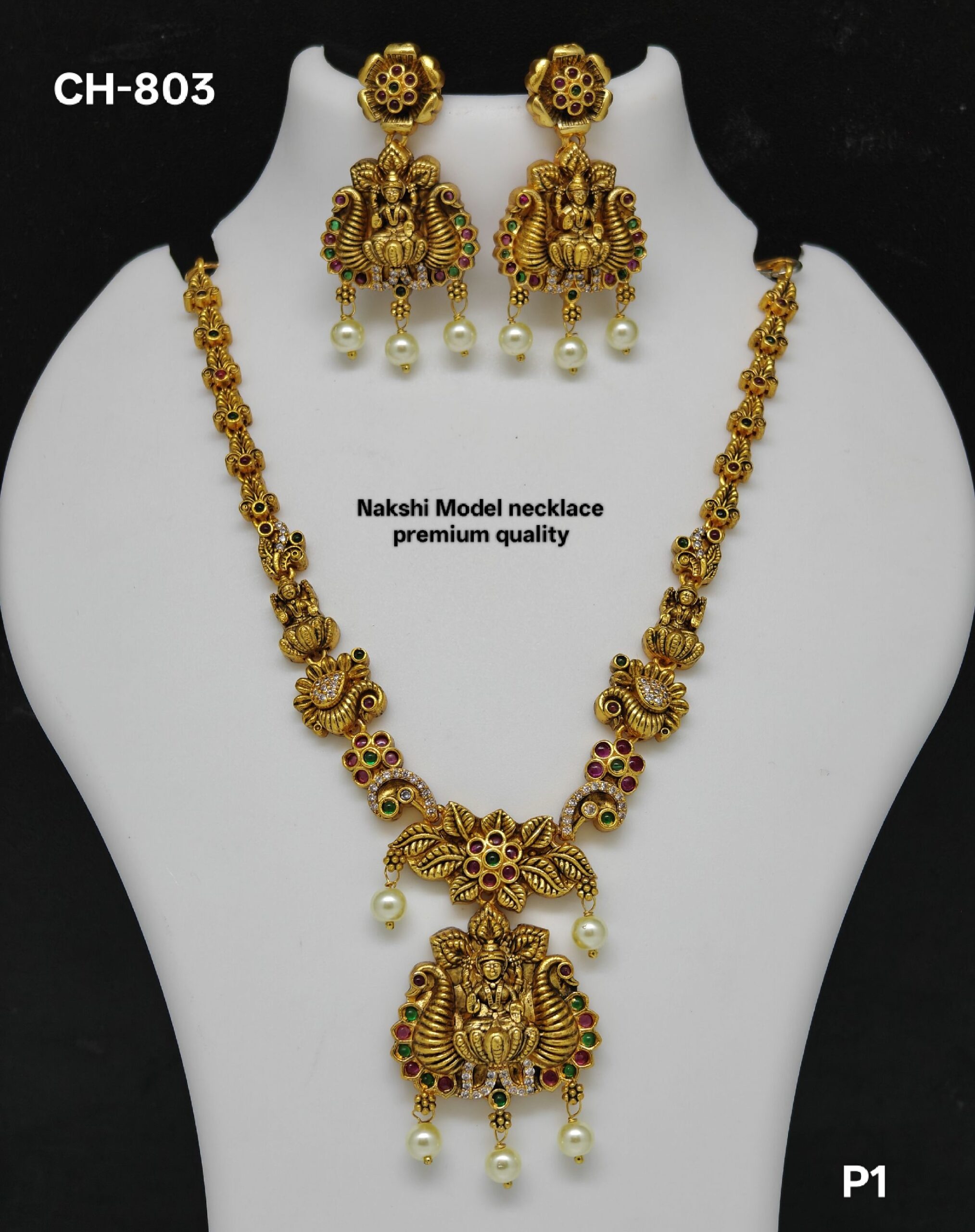 Nakshi model necklace