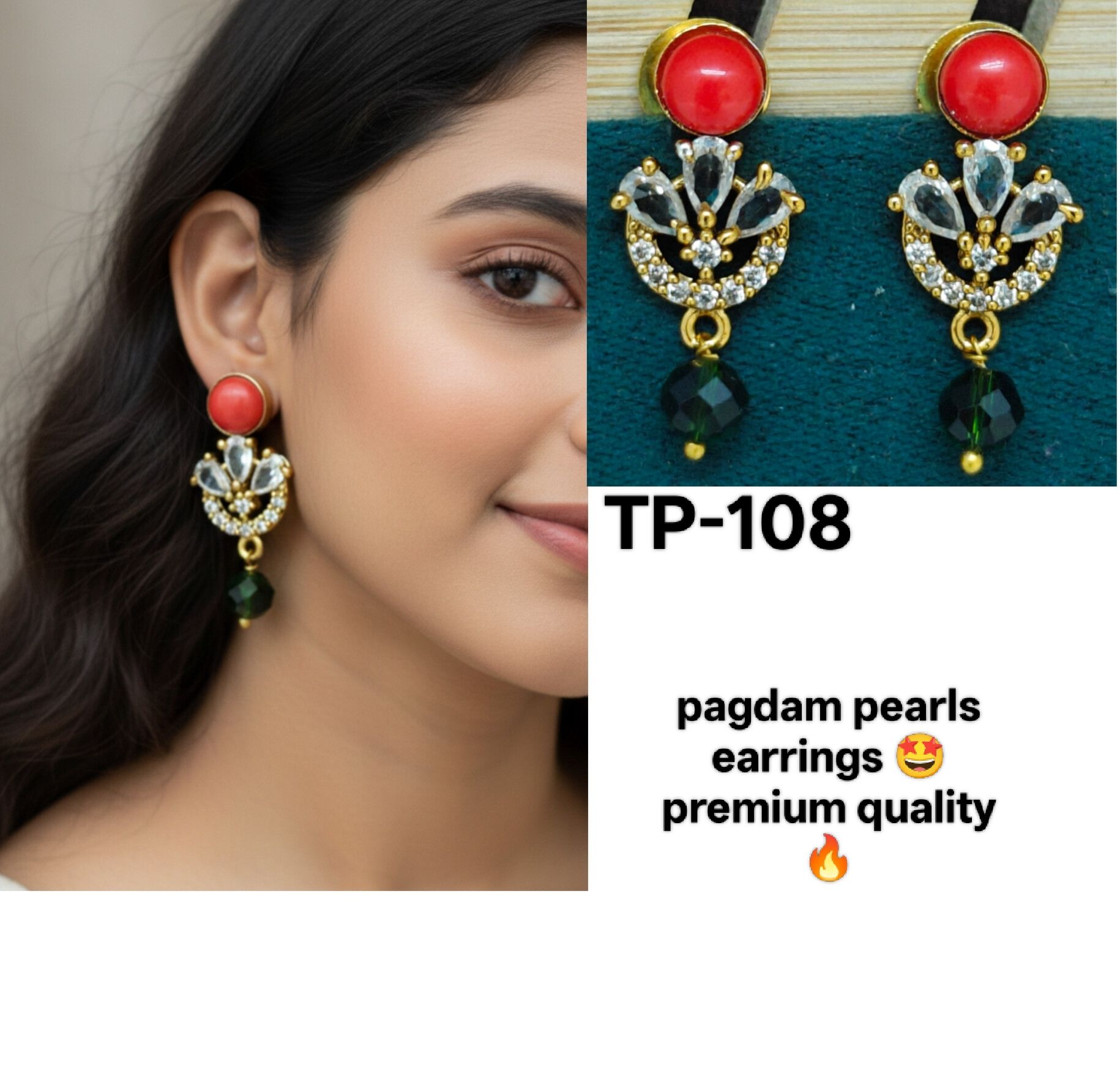 Pagdam pearls earrings