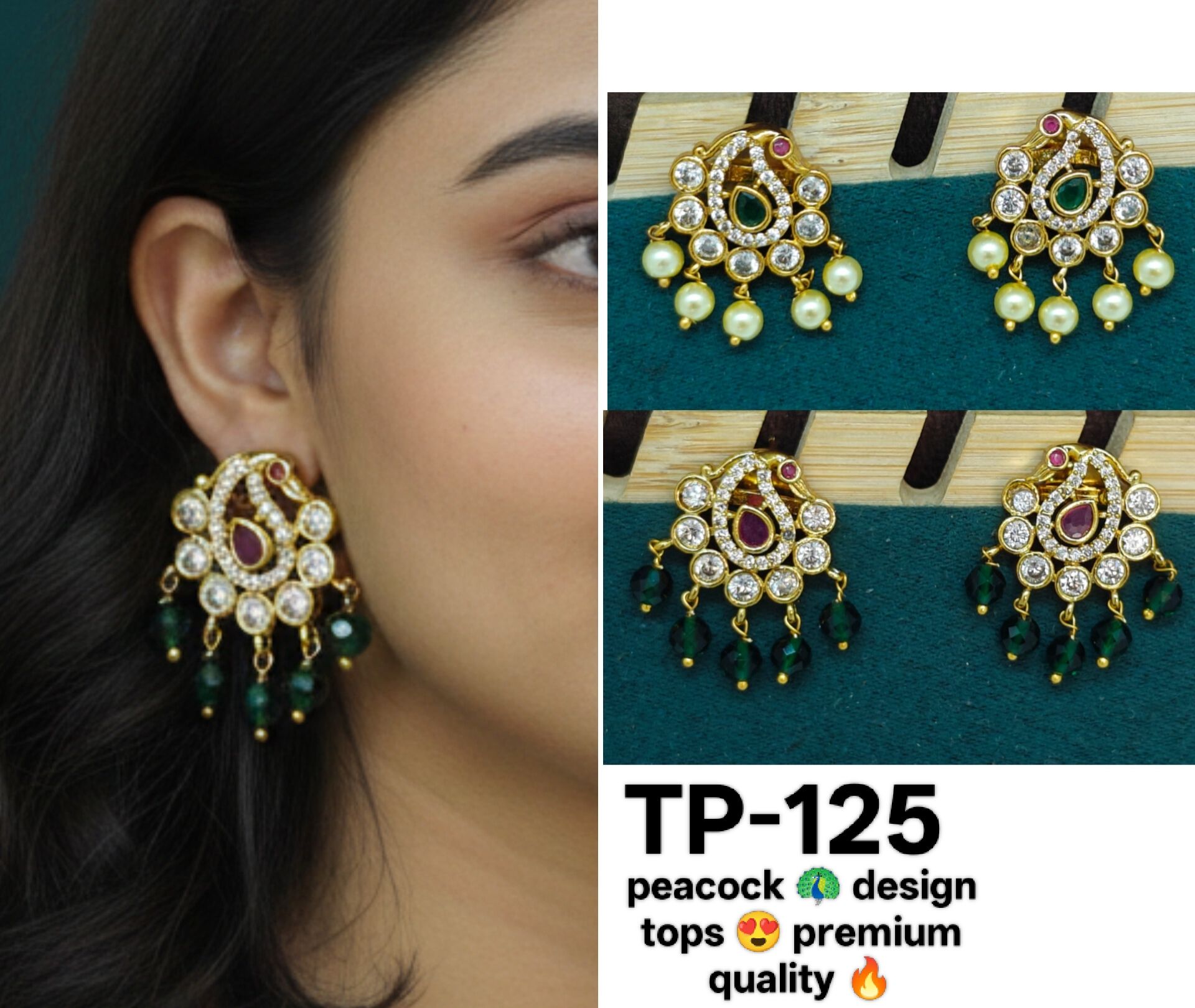 Peacock 🦚 design tops 😍